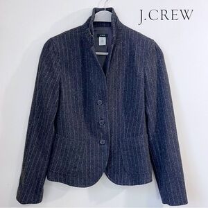 Vintage J. Crew Wool Blend Pinstripe Blazer